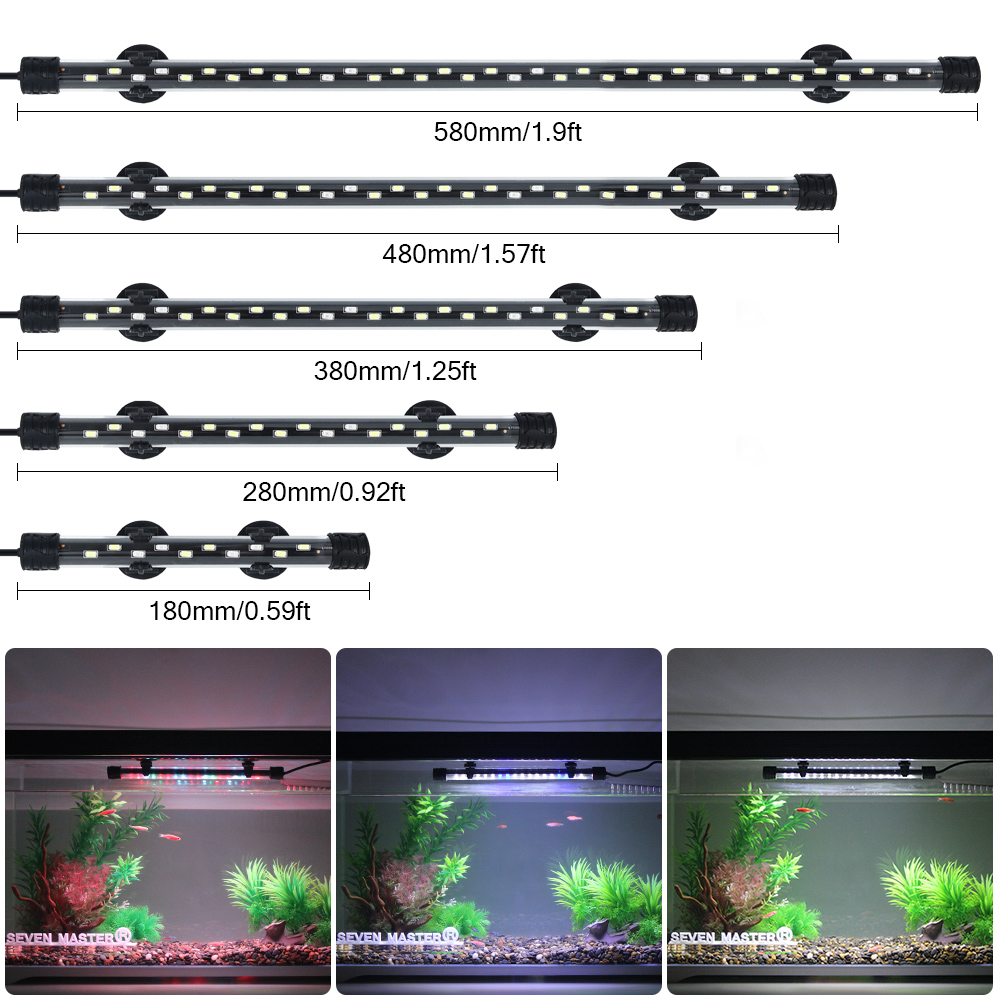 Planted Aquarium Equipment - Lumière d'aquarium LED plante poussent lampe