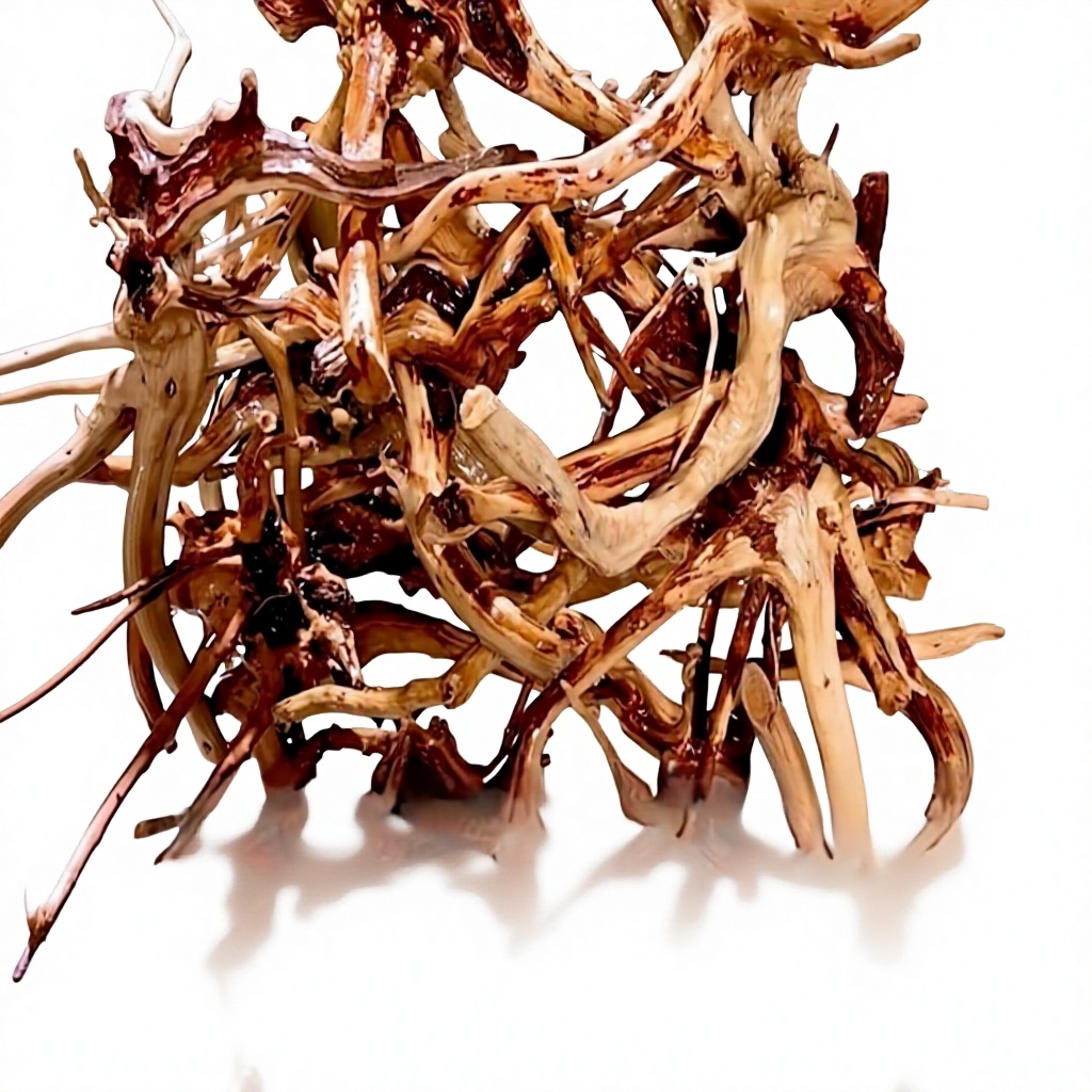 Planted Aquarium With Driftwood - Branches de bois flotté naturel pour