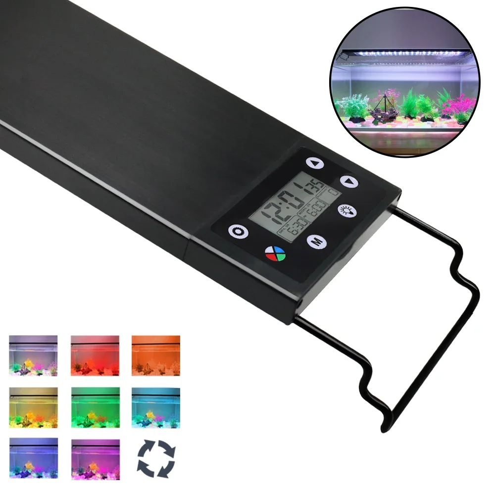 Aquarium Plant Light Spectrum - Lumière LED d'aquarium étanche IP68, éclairage