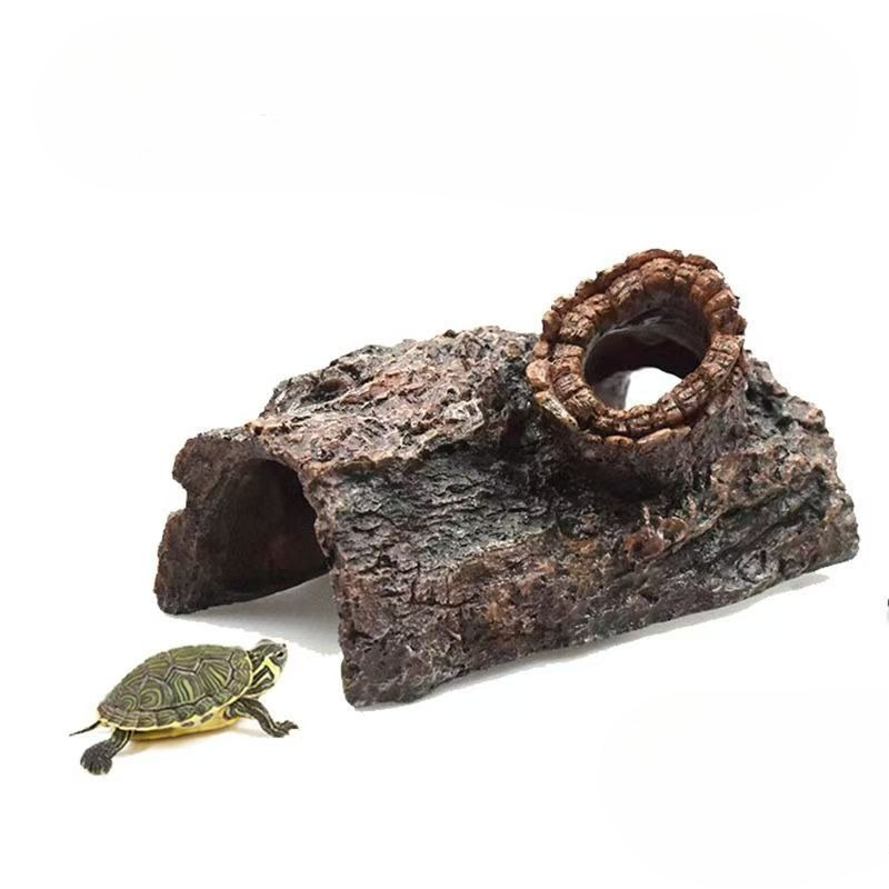 Planted Aquarium With Driftwood - Figurine de chien robot en résine,