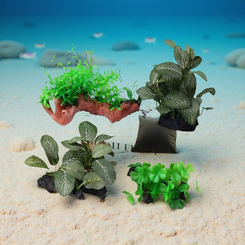Plante artificielle en bois fl - Planted Aquarium With Driftwood avis et prix