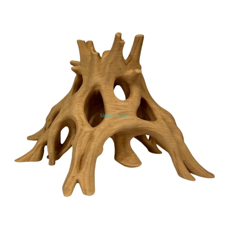 Grotte à racines naturelles, c - Planted Aquarium With Driftwood avis et prix