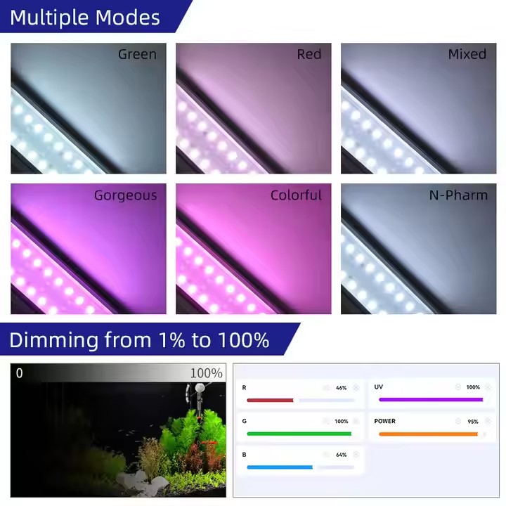 Lampes d'aquarium WEEK AQUA S  - Aquarium Plant Light Spectrum avis et prix