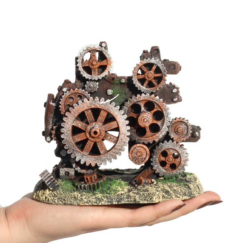 Ornement en résine Chien robot - Planted Aquarium With Driftwood avis et prix
