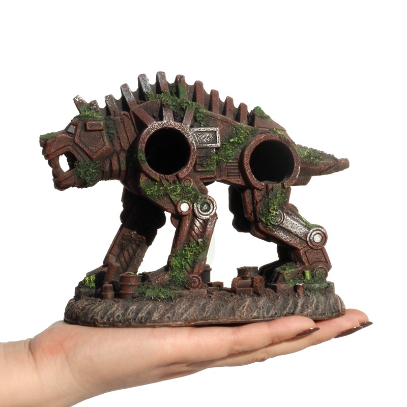 Ornement en résine Chien robot - Planted Aquarium With Driftwood avis et prix