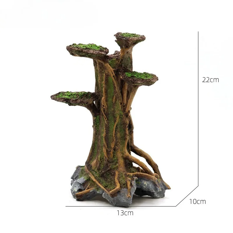 Décoration d'aquarium en résin - Planted Aquarium With Driftwood avis et prix