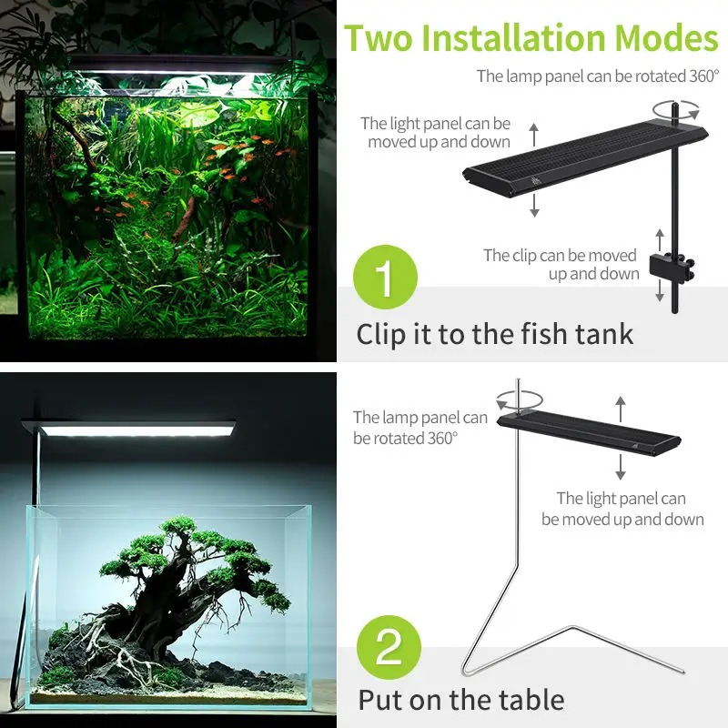 WEEK AQUA S300/400/450Pro Ver. - Aquarium Plant Light Spectrum avis et prix