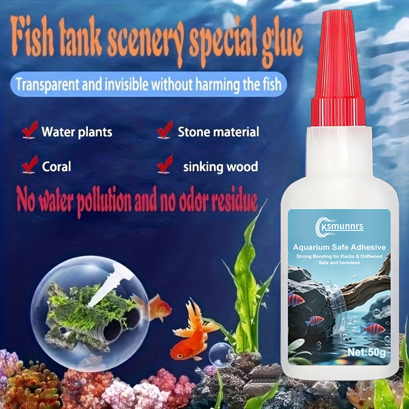 Colle pour aménagement d'aquar - Planted Aquarium With Driftwood avis et prix