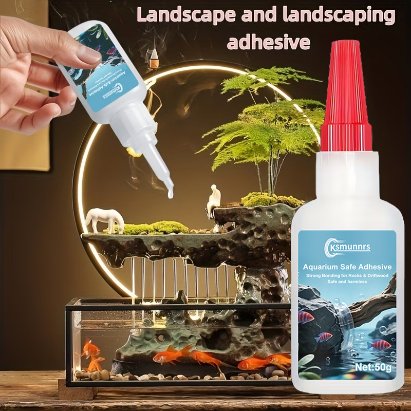 Colle pour aménagement d'aquar - Planted Aquarium With Driftwood avis et prix