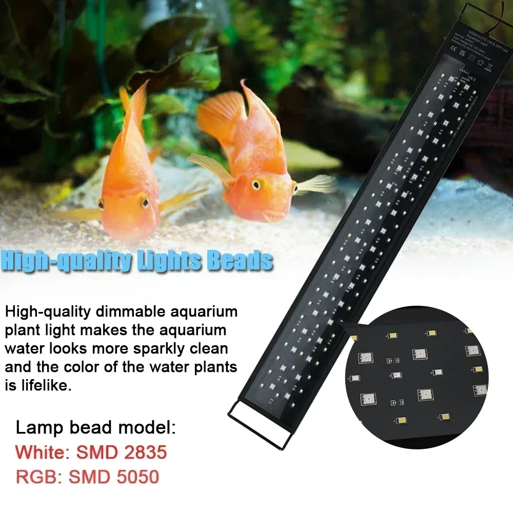Lumière LED d'aquarium étanche - Aquarium Plant Light Spectrum avis et prix