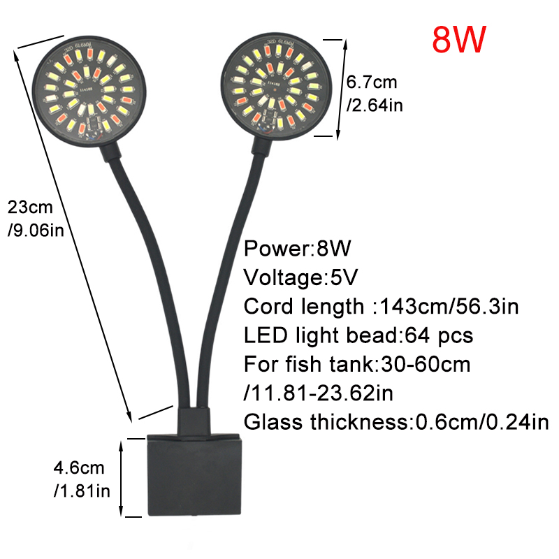 USB Aquarium lumière LED Aquar - Aquarium Plant Light Spectrum avis et prix